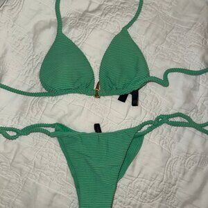 Vix Paula Hermany Teal Bikini/Swimsuit in Small